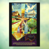 Christelijke paasboom raamsticker (Vel 3)