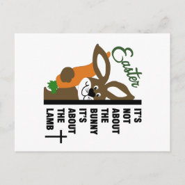 Christelijke paashaas briefkaart