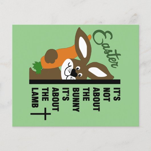 Christelijke paashaas flyer (Voorkant)