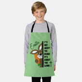 Christelijke paashaas schort (Gedragen)