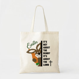 Christelijke paashaas tote bag