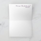 Christelijke Paaskaart ~ Vier de opstanding Feestdagen Kaart (Binnen)