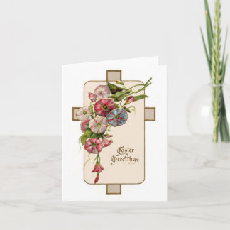 Christelijke paasmaaltijden feestdagen kaart