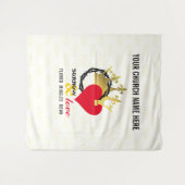 Christelijke paasmuur-kunst, SORROW EN LIEFT ERVAN Wandkleed (Voorkant (horizontaal))