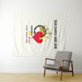 Christelijke paasmuur-kunst, SORROW EN LIEFT ERVAN Wandkleed (In Situ (horizontaal))