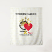 Christelijke paasmuur-kunst, SORROW EN LIEFT ERVAN Wandkleed (Voorkant)