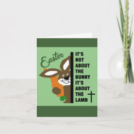 Christelijke paaspakketkaart kaart