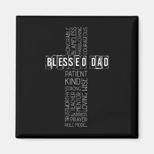 Christelijke Pap Cross Fathers Dag Magneet