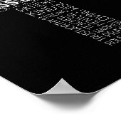 Christelijke Pap Cross Fathers Dag Poster (Hoek)