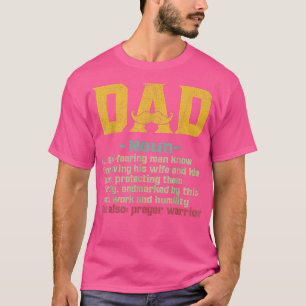 Christelijke papa Definition Vaderdag DAD Gift 202 T-shirt