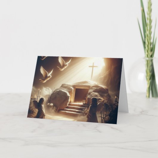 Christelijke Pasen Kaart (Voorkant)