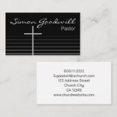 Christelijke pastoor minister Visitekaartjes | Ele (Voorkant / Achterkant)