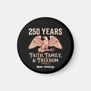 Christelijke Patriot 2026 Jubileum Geloven Familie Magneet
