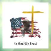 *~* Christelijke Patriottische Adelaar Vlag Vetera Raamsticker (Vel 3)