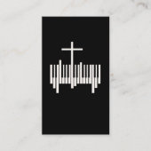 Christelijke Pianist Religieuze Muziek Lord Piano Visitekaartje (Voorkant)
