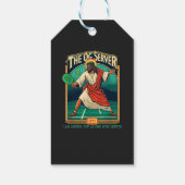 Christelijke Pickleball Jezus Cadeaulabel (Achterkant)
