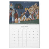 Christelijke pictogramkalender kalender (Mar 2026)