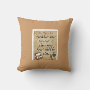CHRISTELIJKE PILLOW MET BIBLE VERSES KUSSEN