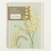 Christelijke planner Faith Journal Yellow Flowers (Voorkant)
