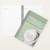 Christelijke Planner voor vrouwen - White Rose (Display)