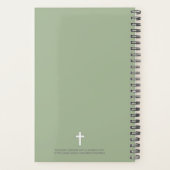 Christelijke Planner voor vrouwen - White Rose (Achterkant)