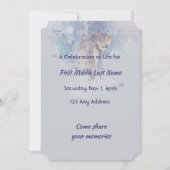 Christelijke Pocket Keepsake Memorial Wolf Kaart (Voorkant)
