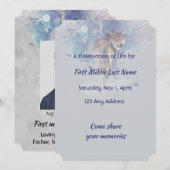 Christelijke Pocket Keepsake Memorial Wolf Kaart (Voorkant / Achterkant)