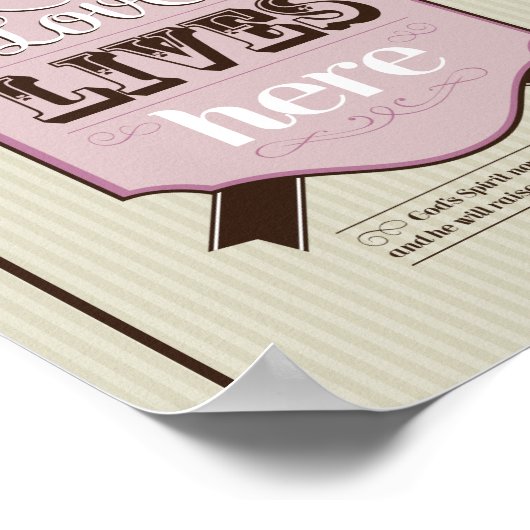 Christelijke Poster Bijbelscripts geïnspireerde ku (Hoek)