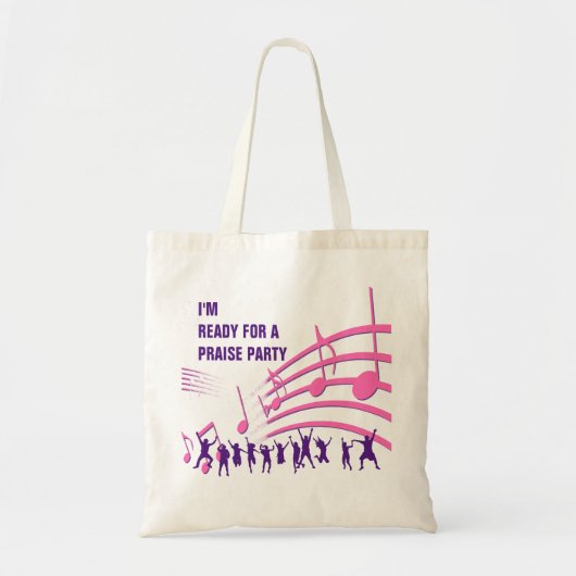 Christelijke PRAISE PARTIJ Tote Bag (Voorkant)
