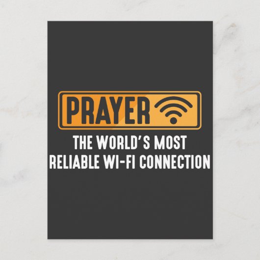 Christelijke predikant Prayer Jesus Faith Connecti Briefkaart (Voorkant)