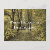 Christelijke prijsopgave briefkaart (Voorkant)