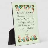 Christelijke prijsopgave - Hosea 6:3 Fotoplaat (Zijkant)