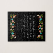 Christelijke prijsopgave - Jeremiah 29:11 Legpuzzel (Horizontaal)