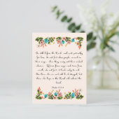 Christelijke prijsopgave - Psalm 37:7-9 Briefkaart (Staand voorkant)