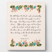 Christelijke prijsopgave - Psalm 37:7-9 Fotoplaat (Voorkant)