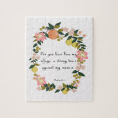 Christelijke prijsopgave - Psalm 61:3 Legpuzzel (Verticaal)