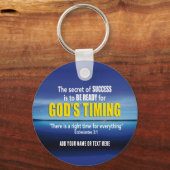 CHRISTELIJKE prijsopgave voor GOEDERENTIMING Sleutelhanger (Voorkant)