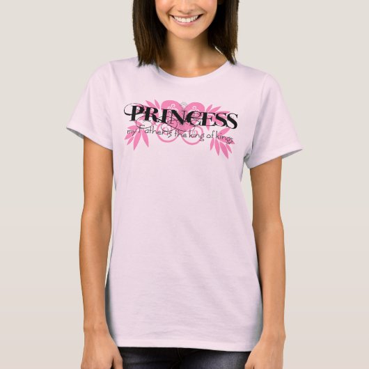 Christelijke prinses t-shirt (Voorkant)