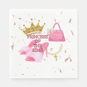 Christelijke Prinses verjaardagsfeestje servetten