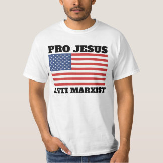 CHRISTELIJKE PRO JESUS ANTI-MARXISTISCHE T-SHIRTS
