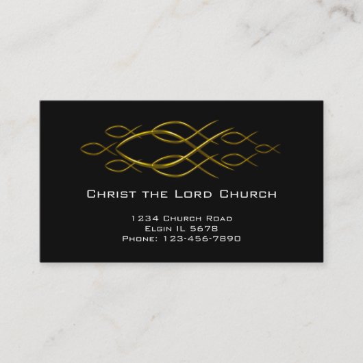 Christelijke profielkaart visitekaartje (Voorkant)