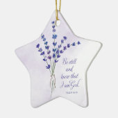 Christelijke promotiemadel met scripts keramisch ornament (Links)