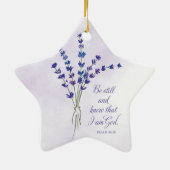 Christelijke promotiemadel met scripts keramisch ornament (Achterkant)