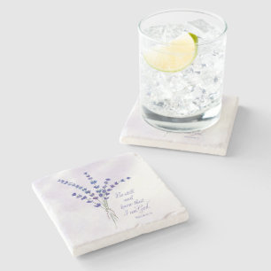 Christelijke promotiemadel met scripts stenen onderzetter