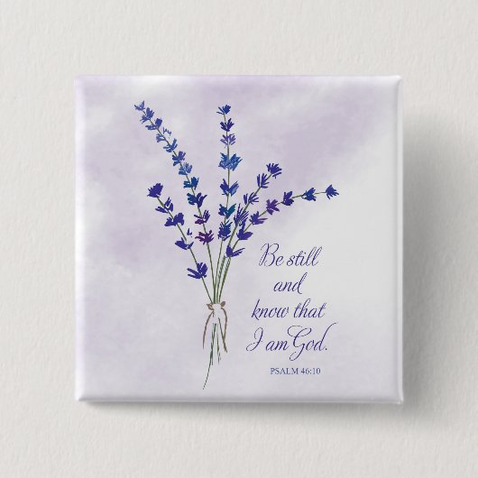 Christelijke promotiemadel met scripts vierkante button 5,1 cm (Voorkant)