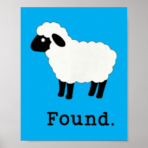 Christelijke Psalm 23 Lam Grappig Christelijk Gelo Poster