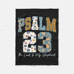Christelijke Psalm 23 Retro De Heer Is Mijn Herder Fleece Deken