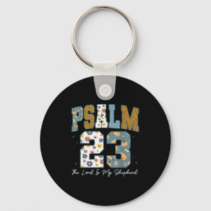 Christelijke Psalm 23 Retro De Heer Is Mijn Herder Sleutelhanger