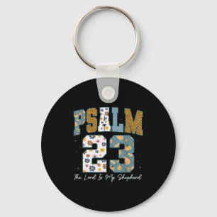 Christelijke Psalm 23 Retro De Heer Is Mijn Herder Sleutelhanger
