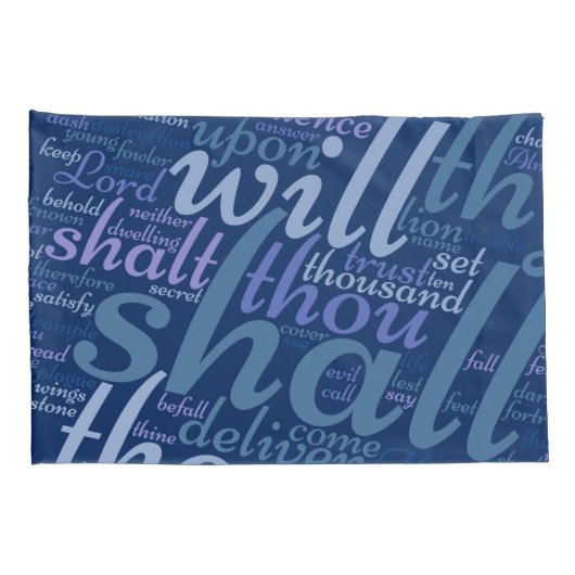 Christelijke Psalm 91 Kussensloop (Achterkant-Rechts)